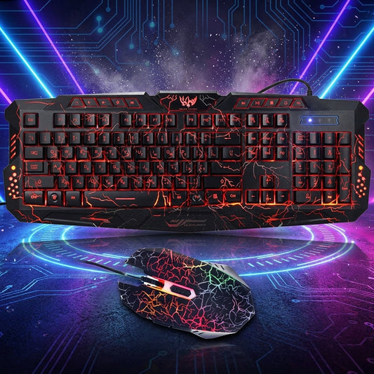 Illuminated Wired Gaming Keyboard and Mouse