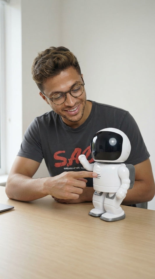Astronaut Robot Security Camera